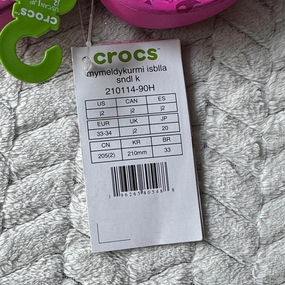 NWT CROCS -Hello Kitty And Friends Sandals Kids J2